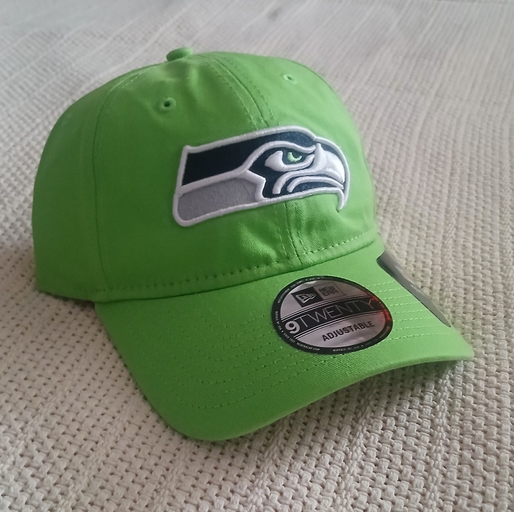 Seattle Seahawks Neon Green Sports Cap